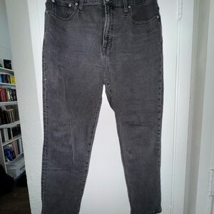 Madewell Women’s Charcoal Straight Jeans